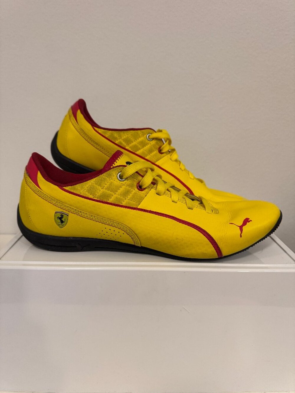 Puma Ferrari Drift Cat 6 SF Vibrant Yellow Driving Shoes Mens 11 305136-01
